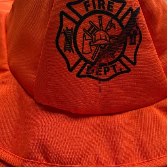 Firefighter Zombie 3 Piece Halloween Costume Child's Size 9-10 - Picture 6 of 7